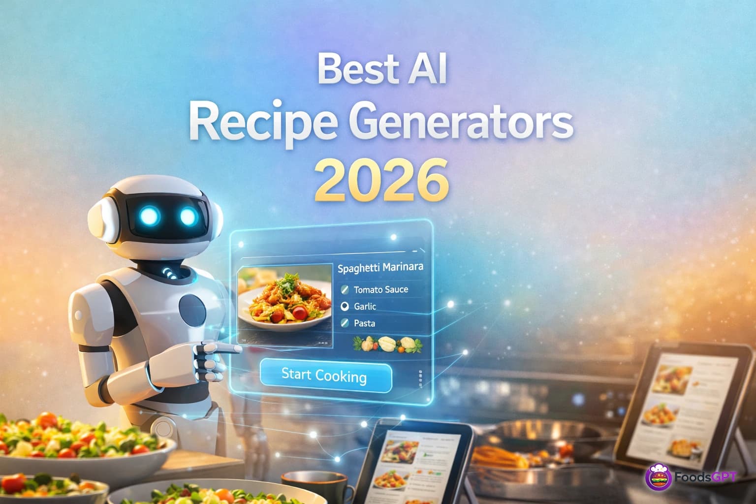 Best AI recipe generators 2026 comparison with AI cooking technology